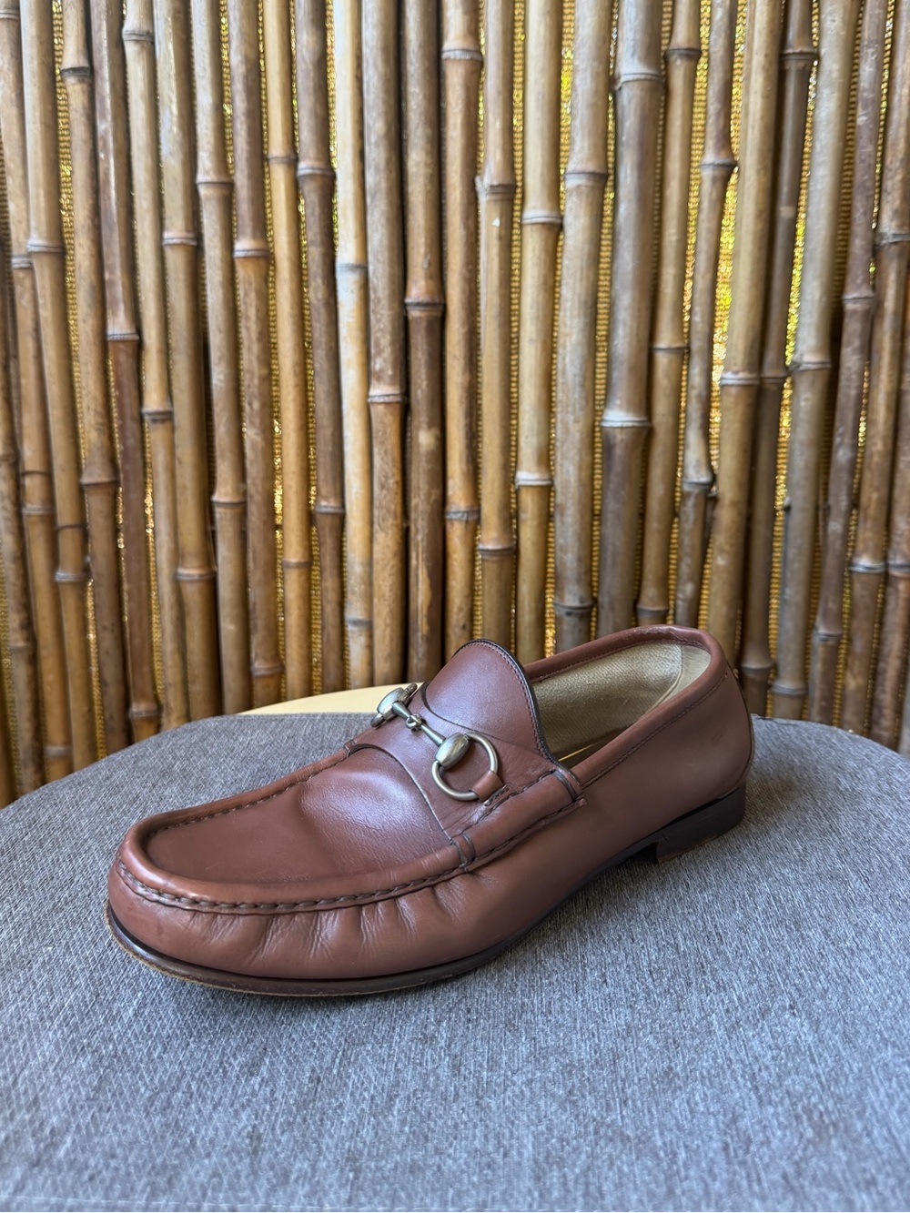 GUCCI men’s leather loafers